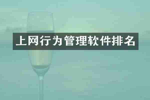 上网行为管理软件排名
