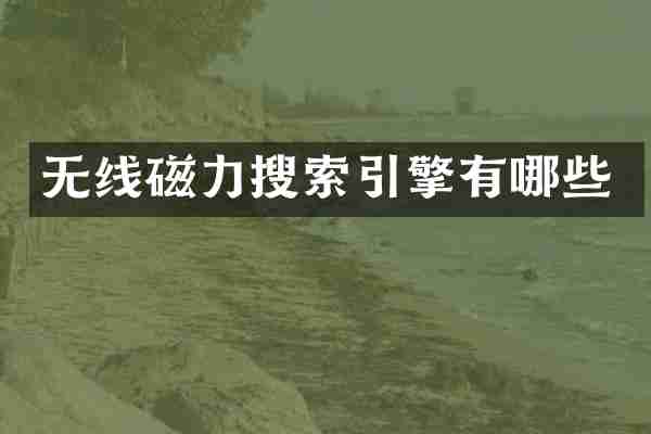 无线磁力搜索引擎有哪些