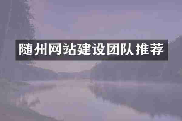 随州网站建设团队推荐