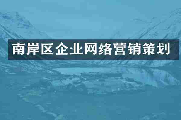 南岸区企业网络营销策划