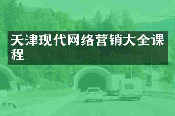 天津现代网络营销大全课程