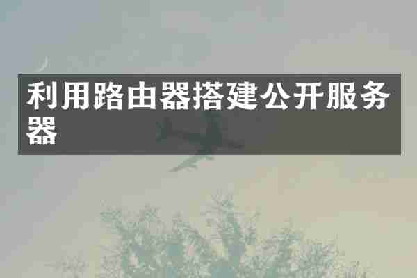 利用路由器搭建公开服务器