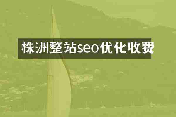 株洲整站seo优化收费