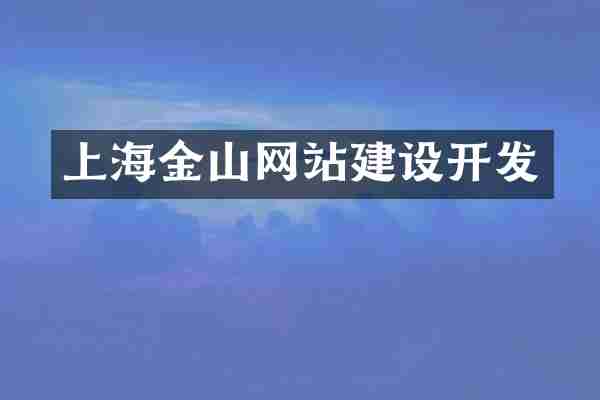 上海金山网站建设开发