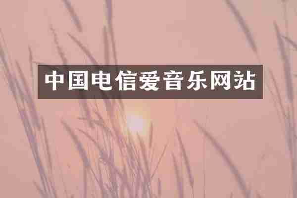 中国电信爱音乐网站