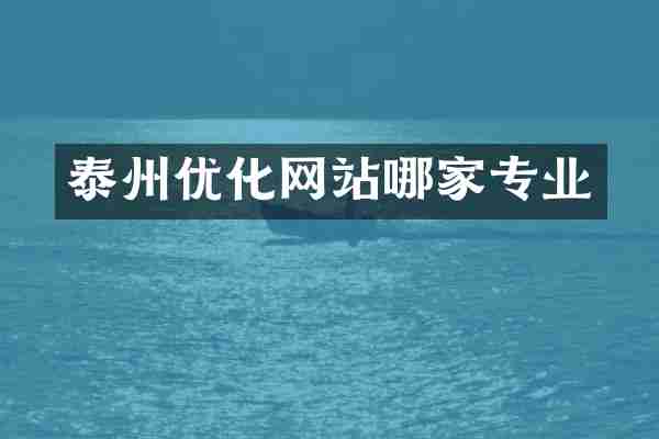 泰州优化网站哪家专业