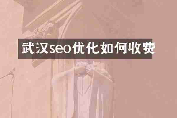 武汉seo优化如何收费