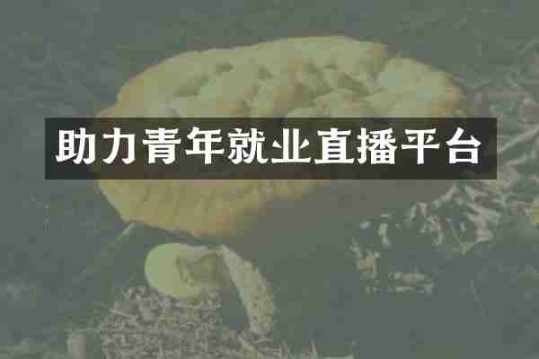 助力青年就业直播平台