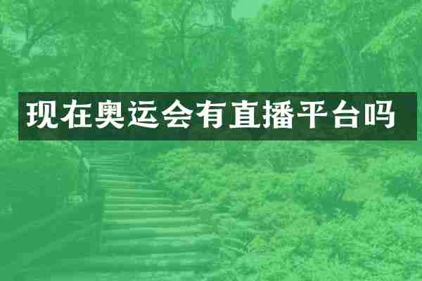 现在奥运会有直播平台吗