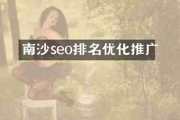 南沙seo排名优化推广