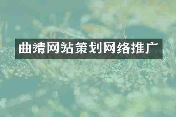 曲靖网站策划网络推广
