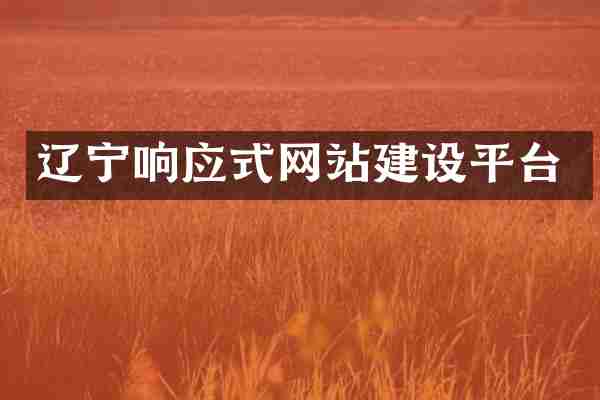 辽宁响应式网站建设平台