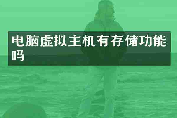 电脑虚拟主机有存储功能吗