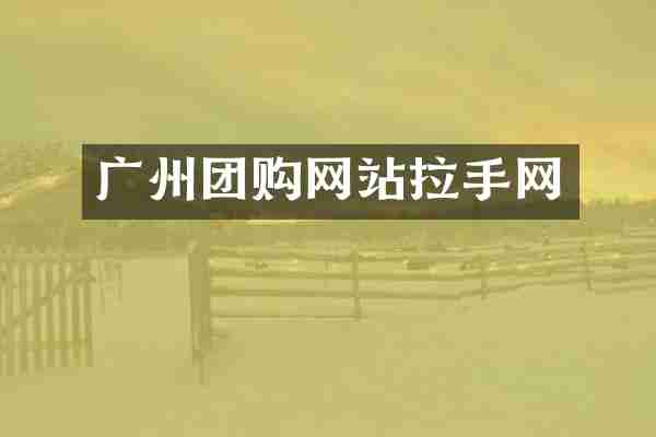 广州团购网站拉手网
