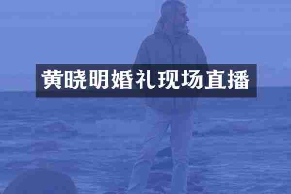 黄晓明婚礼现场直播