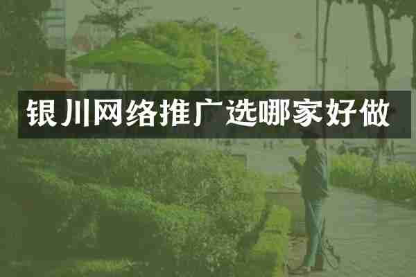 银川网络推广选哪家好做