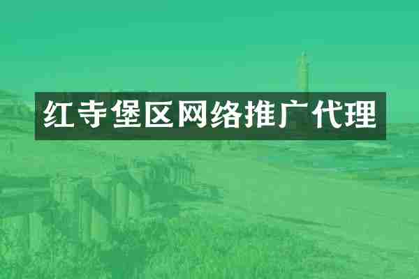 红寺堡区网络推广代理