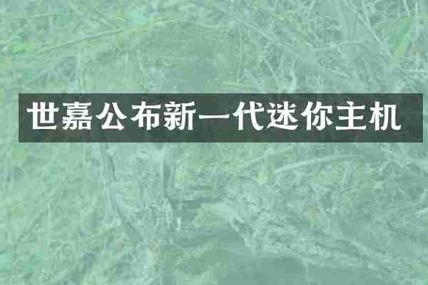 世嘉公布新一代迷你主机