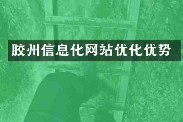 胶州信息化网站优化优势