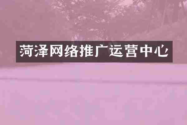 菏泽网络推广运营中心
