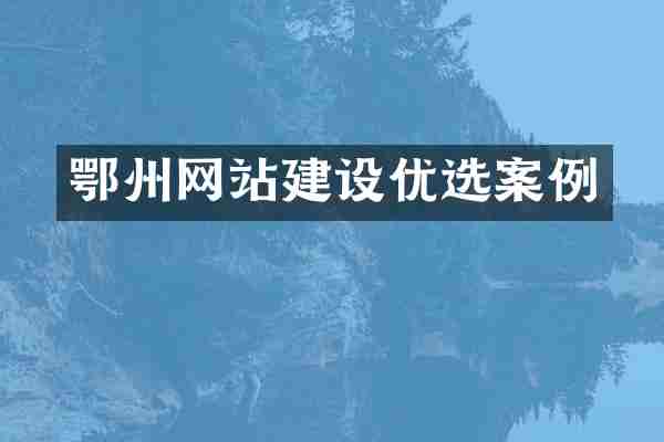 鄂州网站建设优选案例