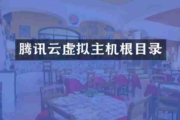 腾讯云虚拟主机根目录