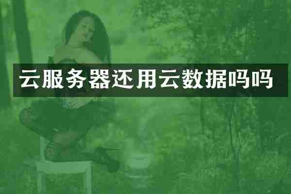 云服务器还用云数据吗吗
