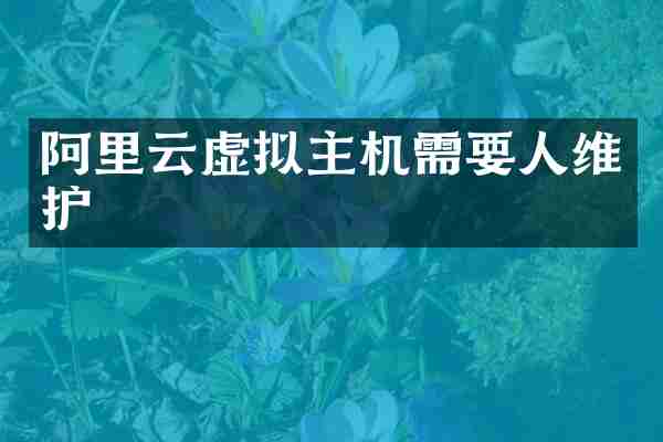 阿里云虚拟主机需要人维护