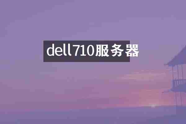 dell710服务器