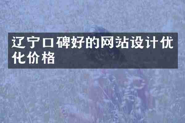 辽宁口碑好的网站设计优化价格