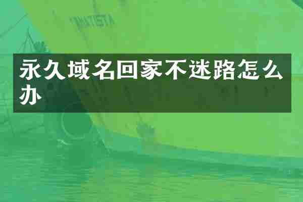 永久域名回家不迷路怎么办
