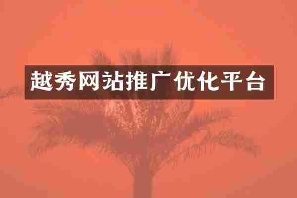 越秀网站推广优化平台