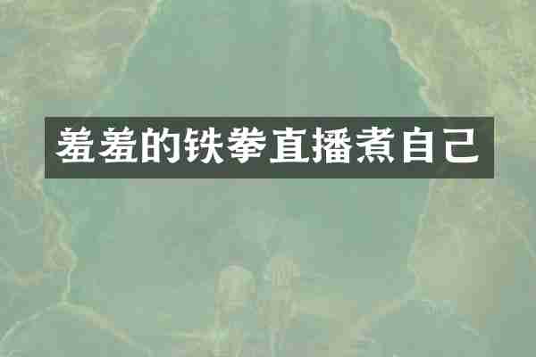 羞羞的铁拳直播煮自己