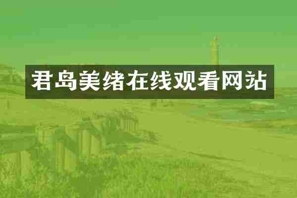 君岛美绪在线观看网站