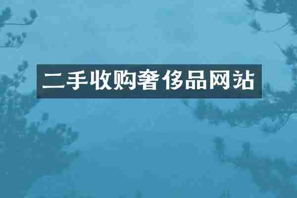 二手收购奢侈品网站
