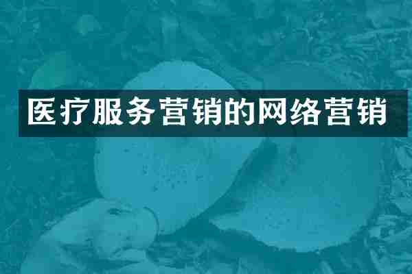 医疗服务营销的网络营销