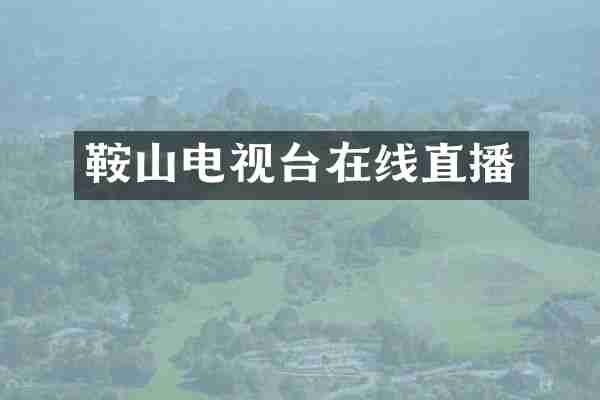 鞍山电视台在线直播