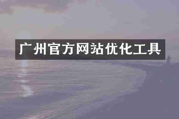 广州官方网站优化工具