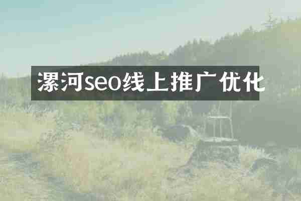漯河seo线上推广优化