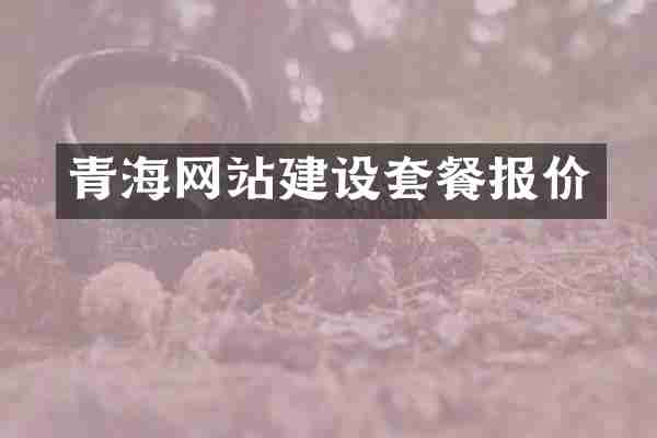 青海网站建设套餐报价