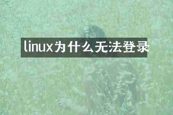linux为什么无法登录
