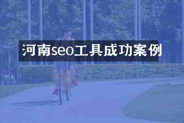 河南seo工具成功案例