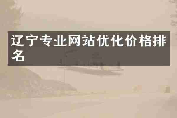辽宁专业网站优化价格排名