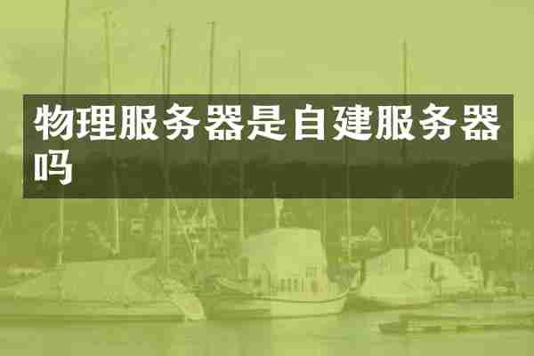 物理服务器是自建服务器吗