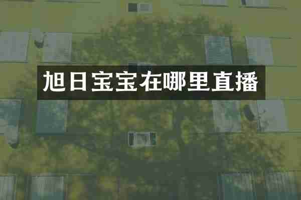 旭日宝宝在哪里直播