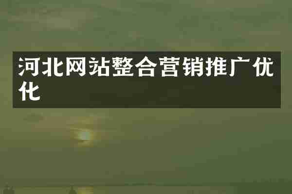 河北网站整合营销推广优化