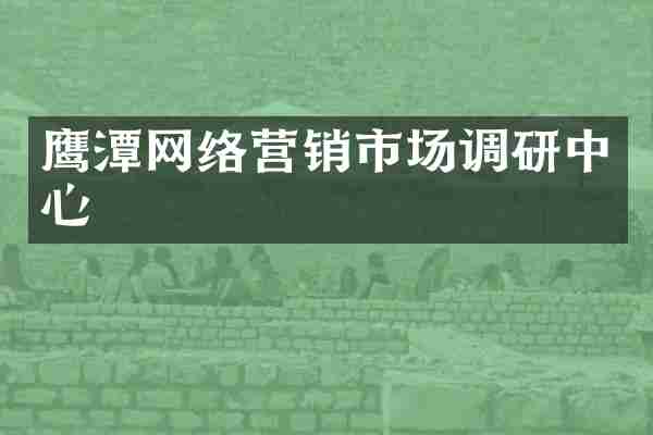 鹰潭网络营销市场调研中心