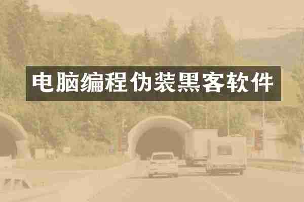 电脑编程伪装黑客软件