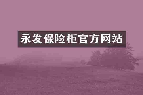 永发保险柜官方网站