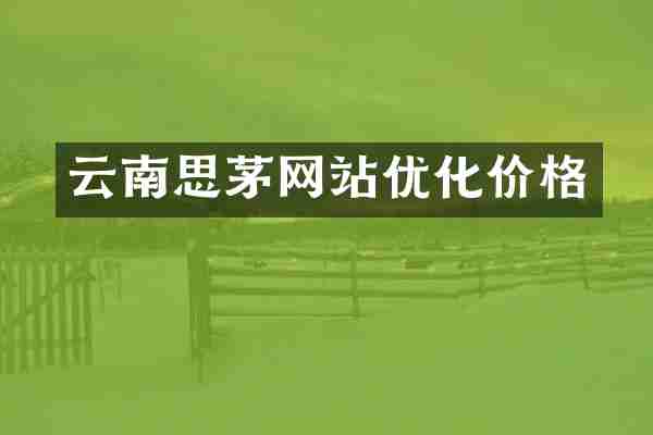 云南思茅网站优化价格